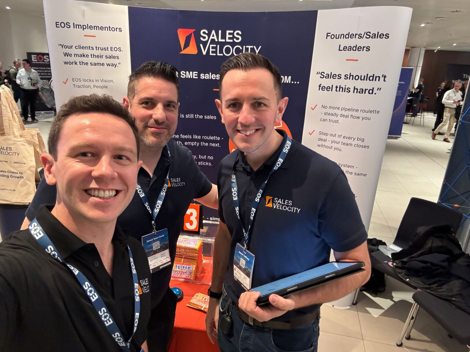 Sales Velocity team at the EOS European Conference